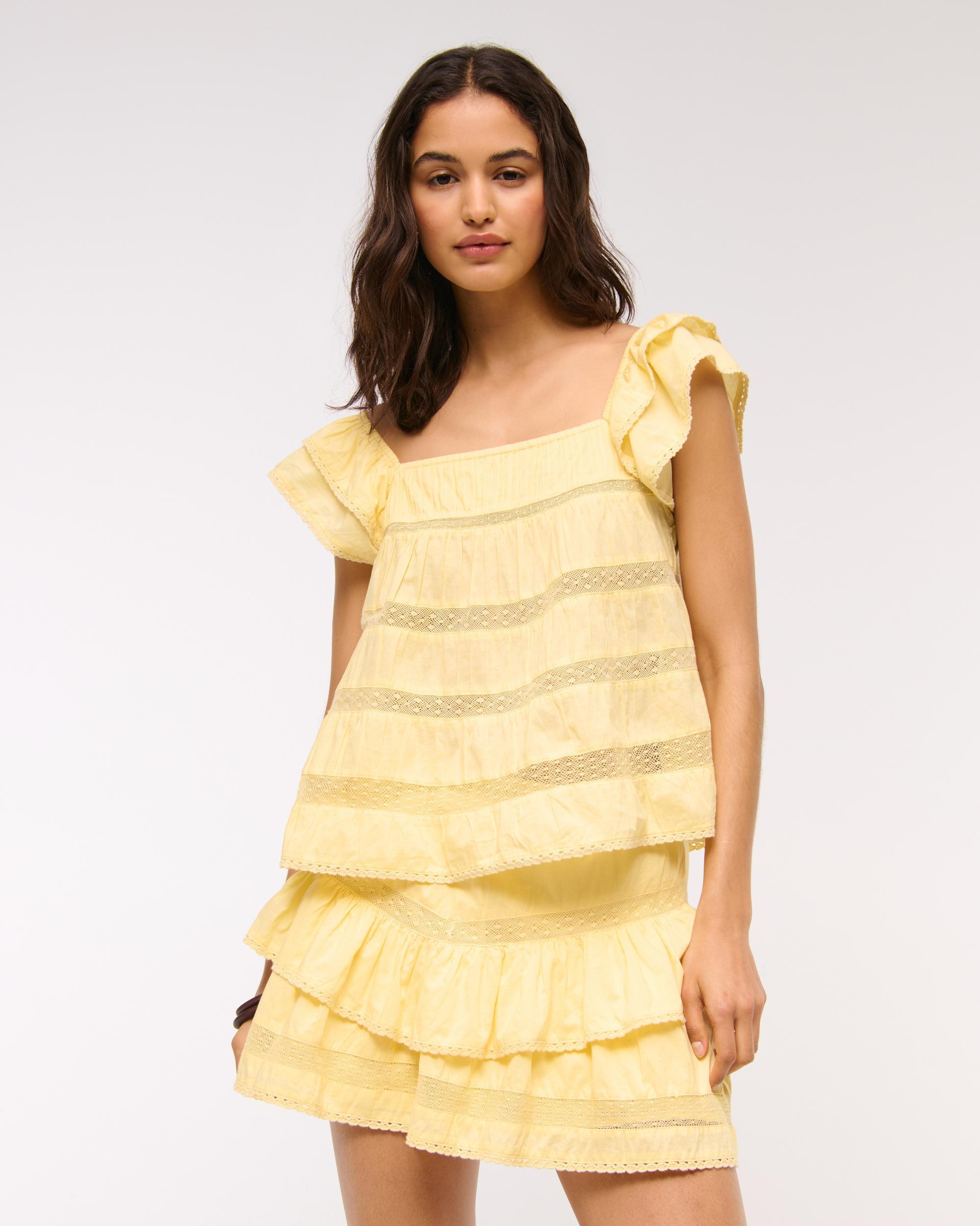 Ruffle Babydoll Top Product Image