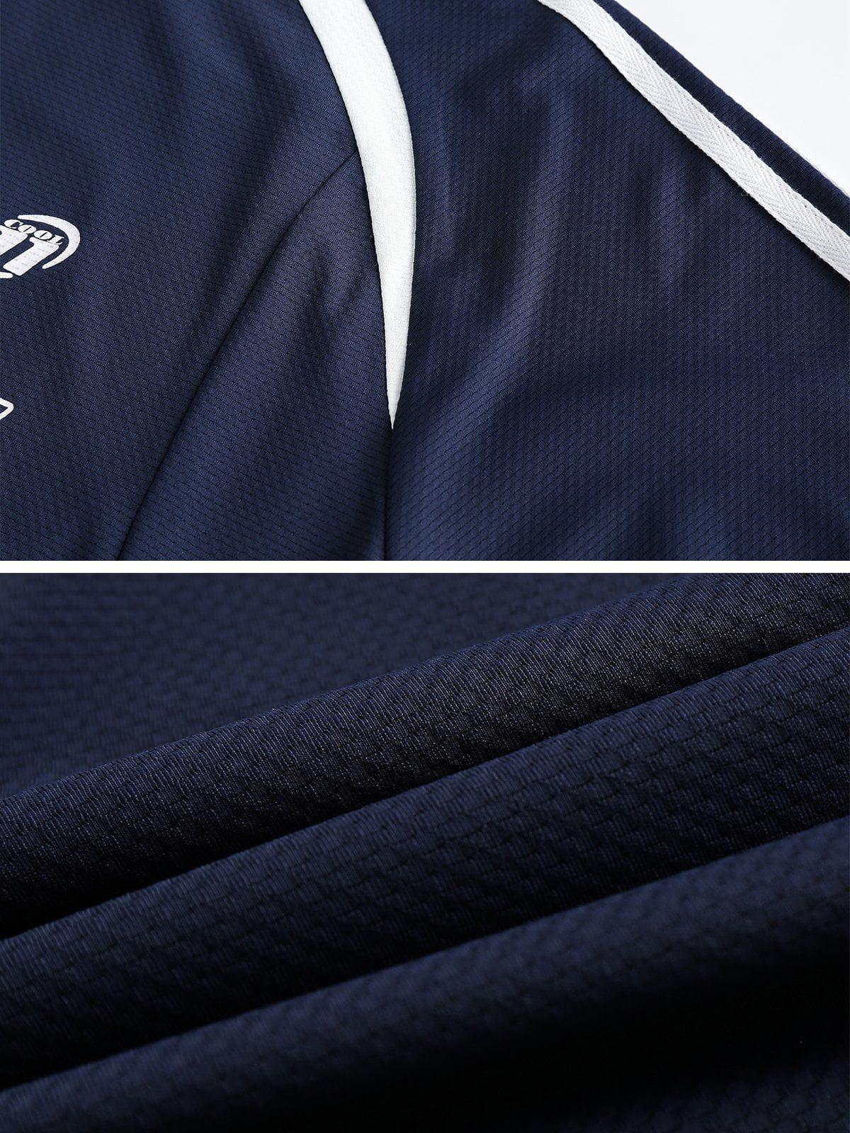 Aelfric Eden Contrast Color Stripe Soccer Jersey Product Image