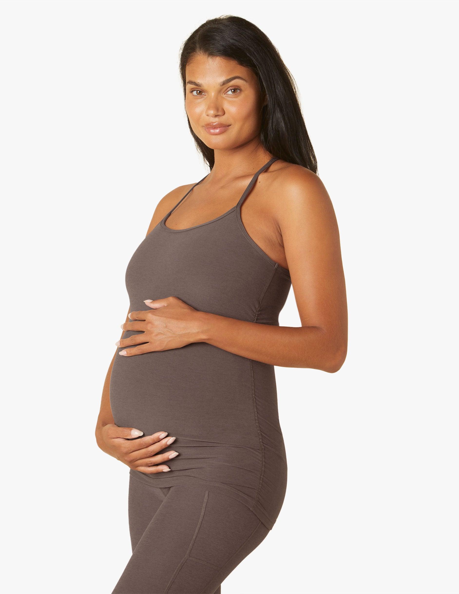 Spacedye Keep Your Cool Maternity Slim Racerback Tank Product Image