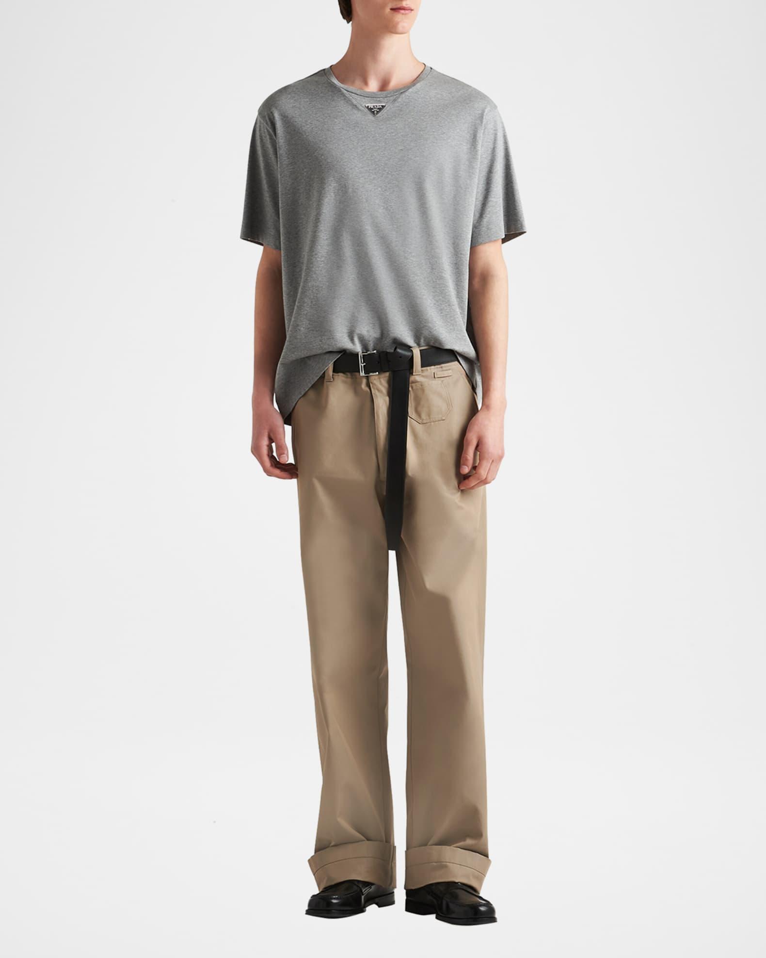 Men's Jersey Triangle Logo T-Shirt Product Image