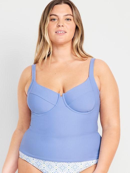 Underwire Tankini Swim Top Product Image