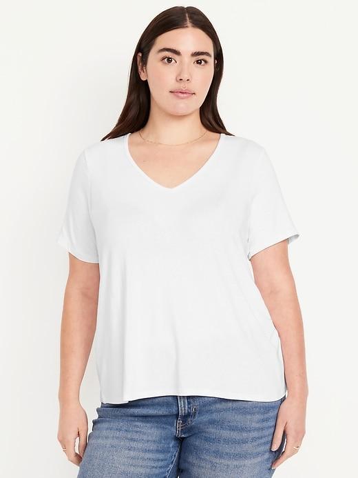 Luxe V-Neck T-Shirt Product Image