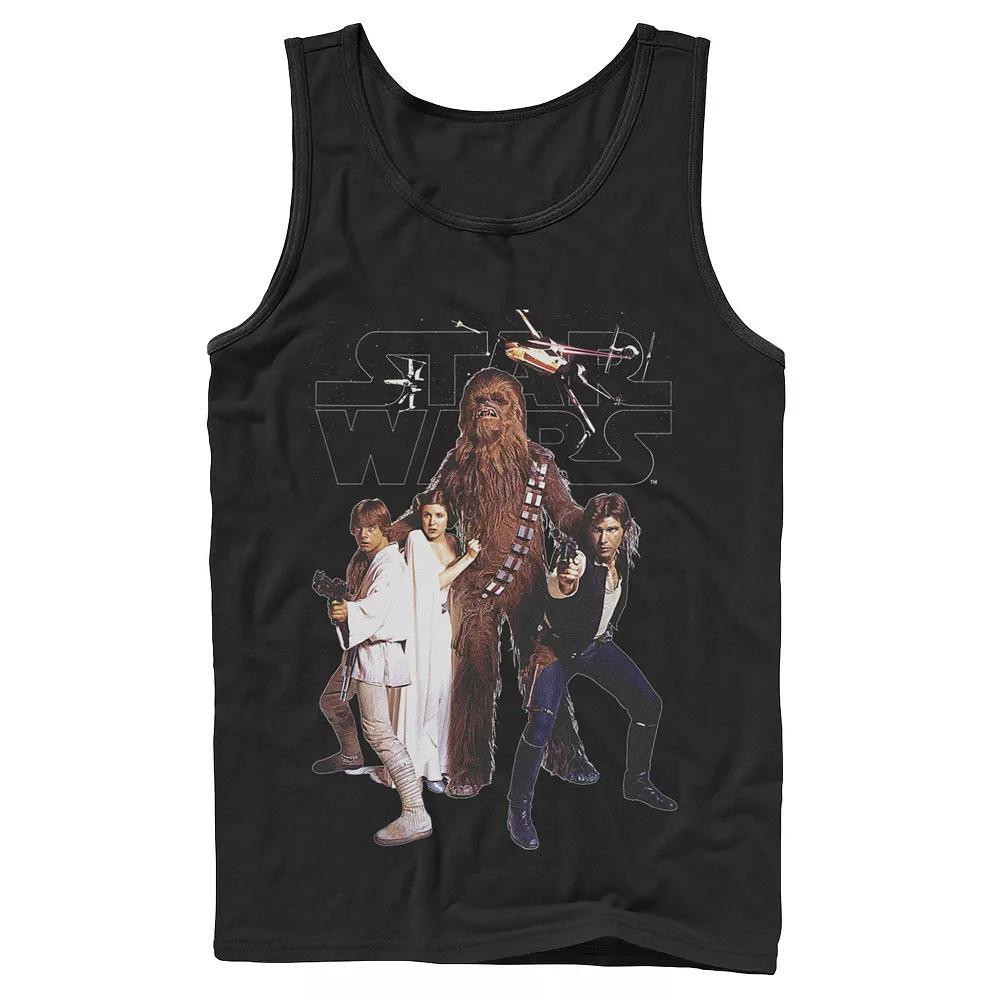 Men's Star Wars Hero Squad In Action Logo Tank Top, Size: XL, Black Product Image