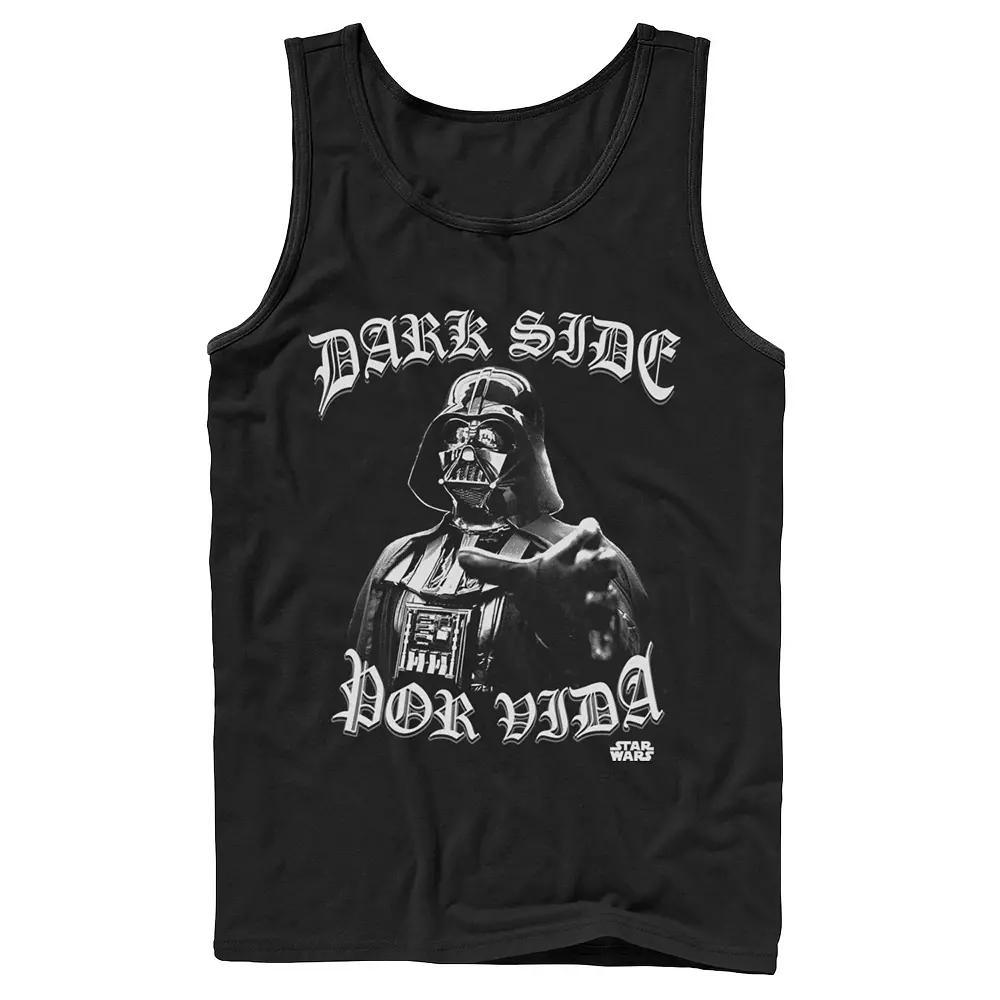 Men's Gonzales Darth Vader Dark Side Por Vida Portrait Tank Top,  Product Image