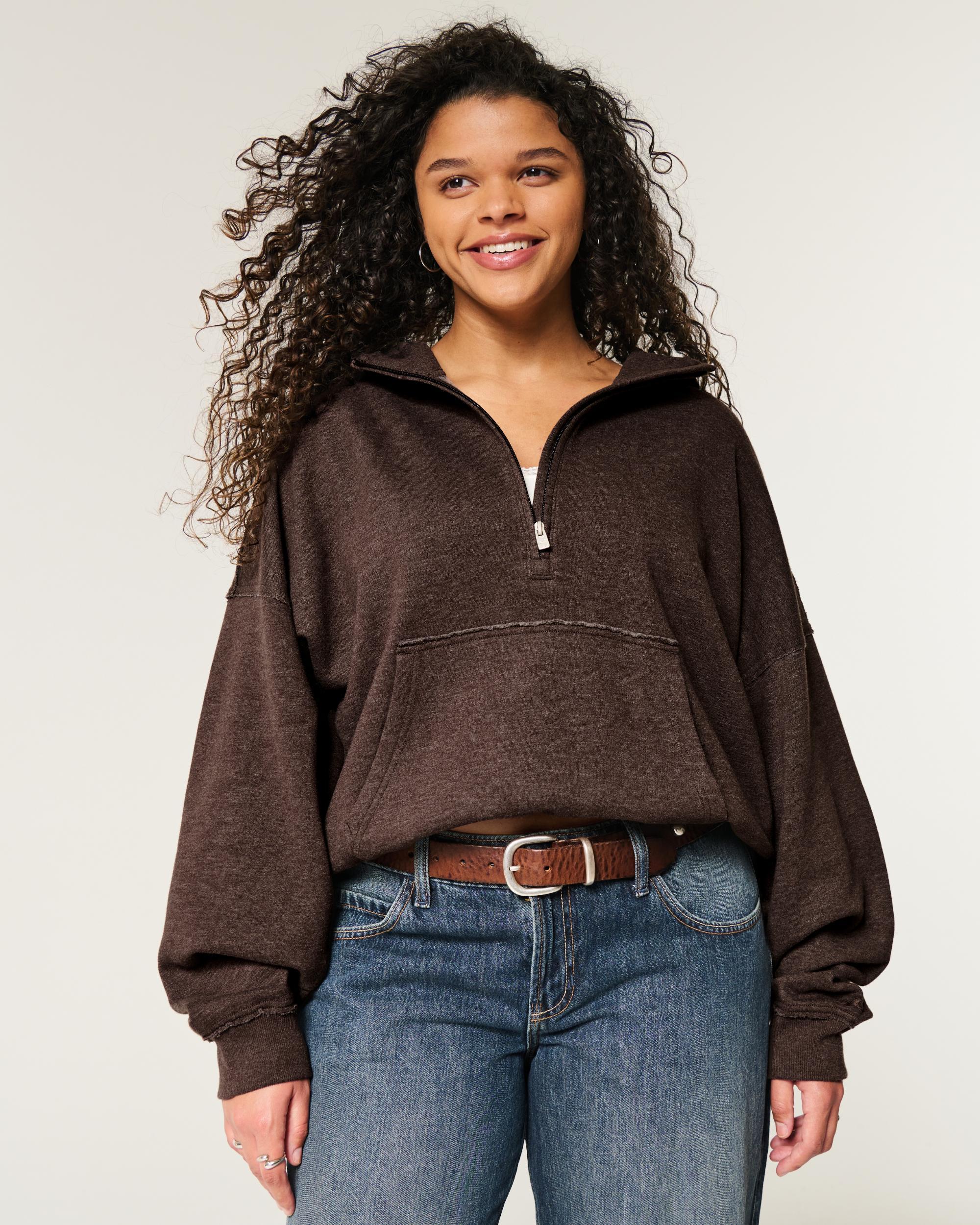 Easy Half-Zip Hoodie Product Image