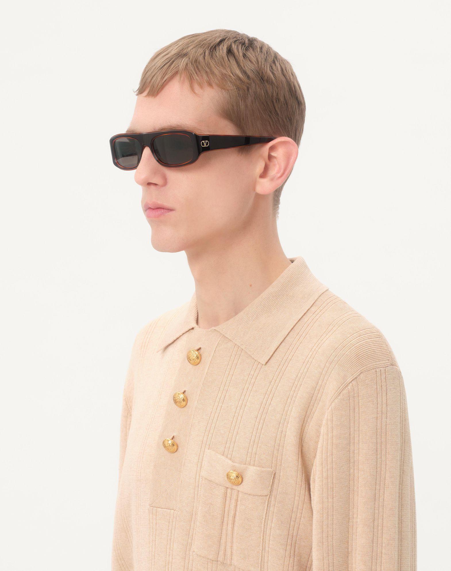 Sleek Rectangular 90's Acetate Eyewear Product Image