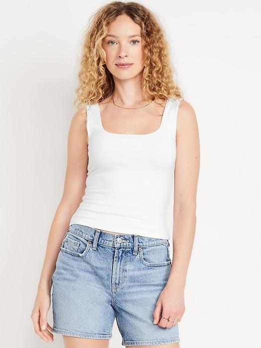 Double-Layer Crop Tank Top Product Image