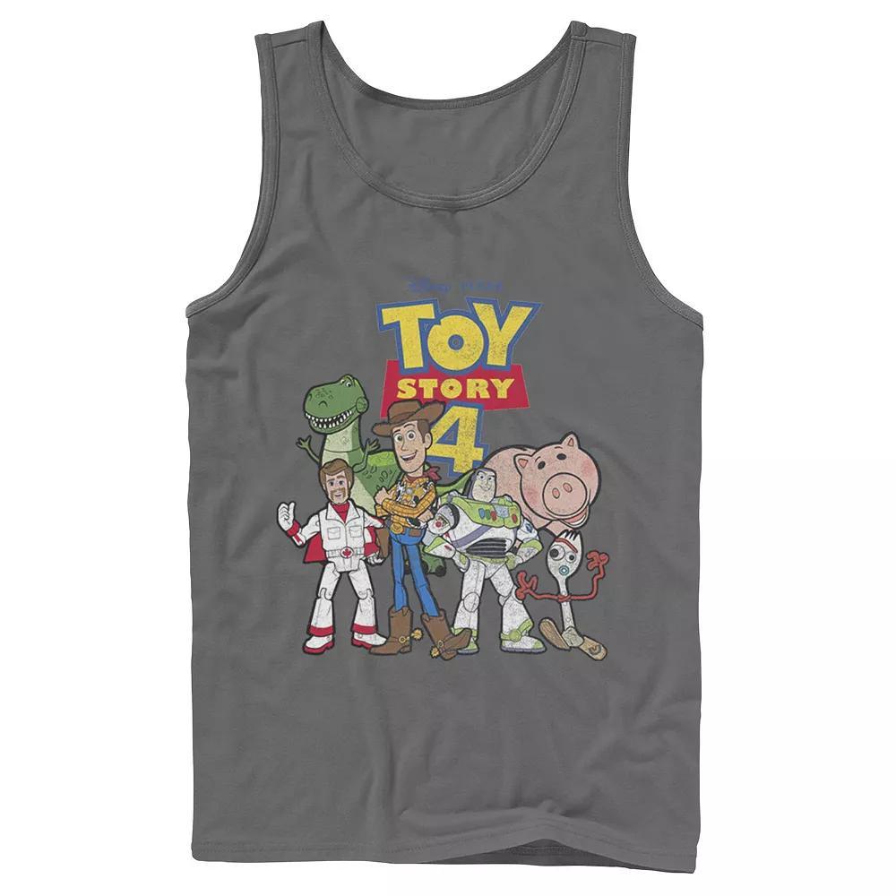 Disney / Pixar's Toy Story 4 Men's New Group Shot Movie Logo Poster Tank Top,  Product Image