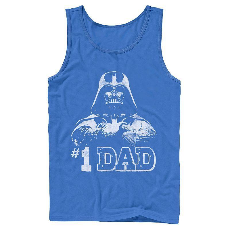 Men's Star Wars Vader #1 Dad Vintage Father's Day Tank Top,  Product Image