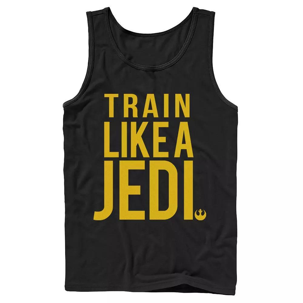 Men's Star Wars Train Like A Jedi Tank Top, Size: Large, Black Product Image