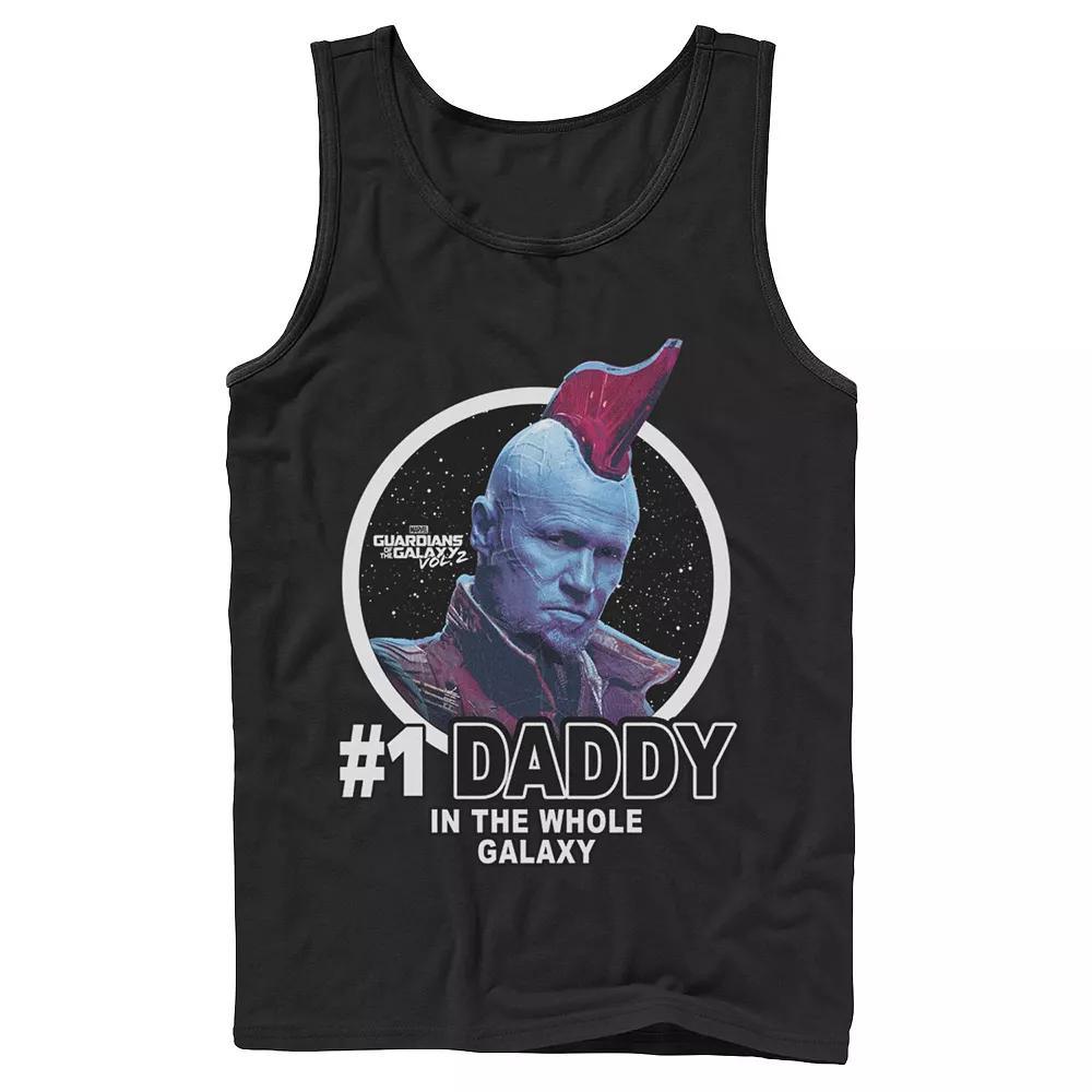 Men's Marvel Guardians Vol.2 Yondu Father's Day #1 Daddy Tank Top, Size: Large, Black Product Image
