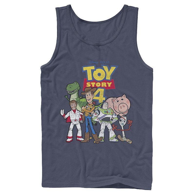 Disney / Pixar's Toy Story 4 Men's New Group Shot Movie Logo Poster Tank Top,  Product Image