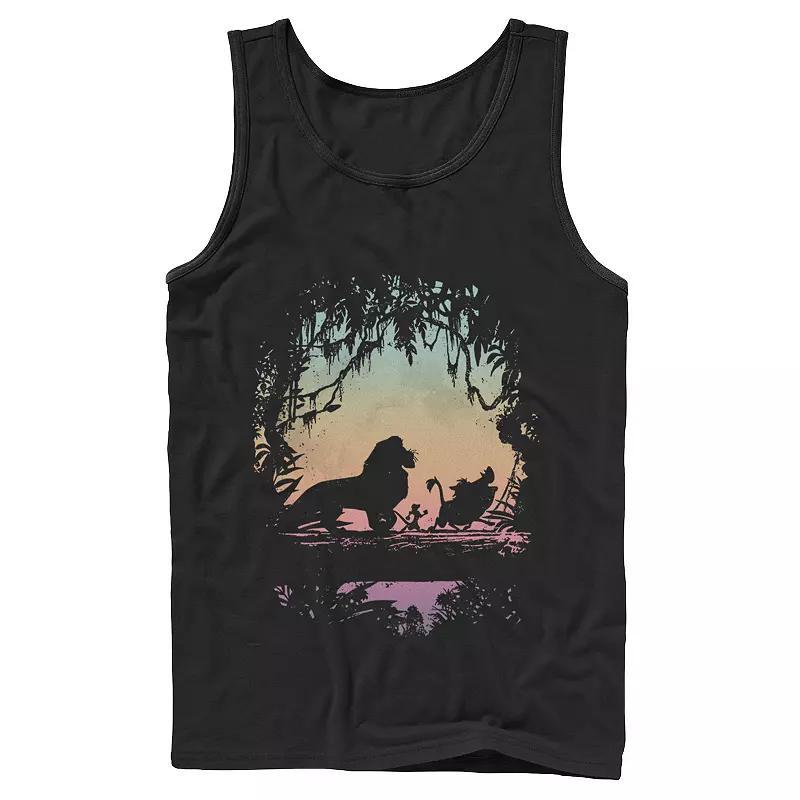 Disneys The Lion King Mens Gradient Jungle Trio Tank Top Product Image