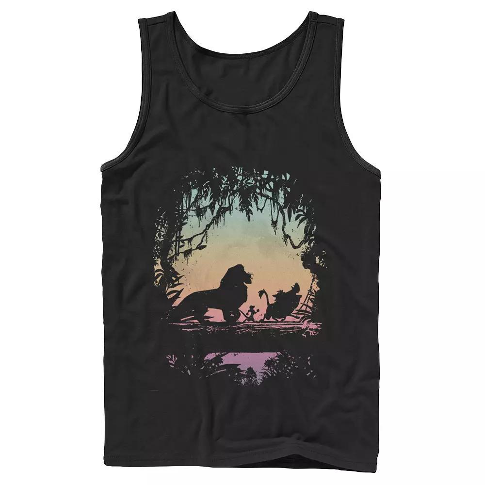 Disney's The Lion King Men's Gradient Jungle Trio Tank Top,  Product Image