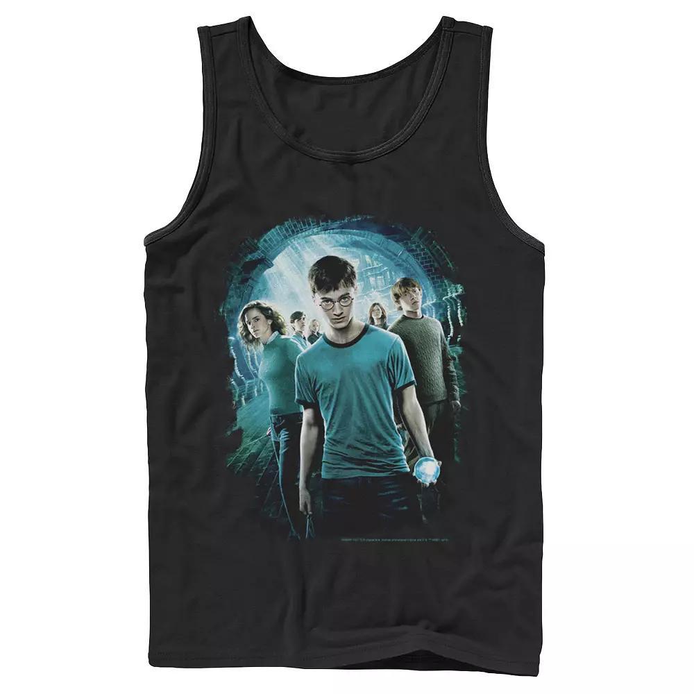 Men's Harry Potter Department Of Mysteries Group Shot Graphic Tank Top, Size: Large, Black Product Image