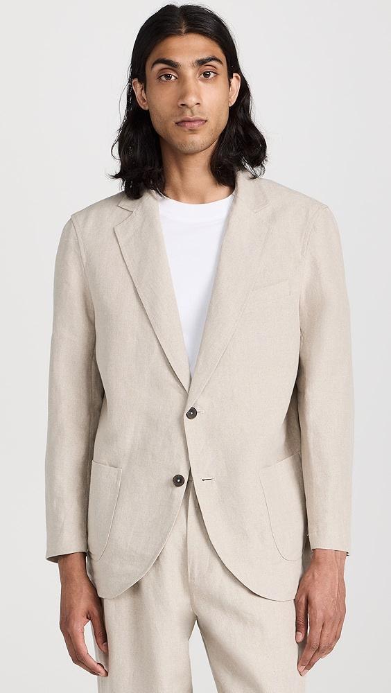 De Bonne Facture Linen Essential Jacket | Shopbop Product Image