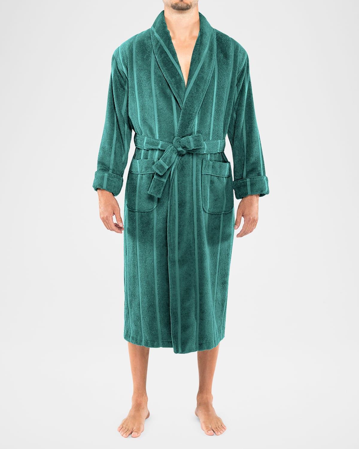 Mens Ultra Lux Jacquard Shawl Robe Product Image