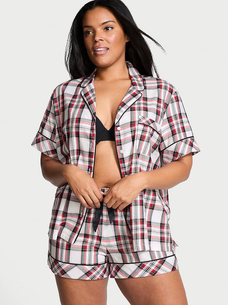 Flannel Short Pajama Set Product Image