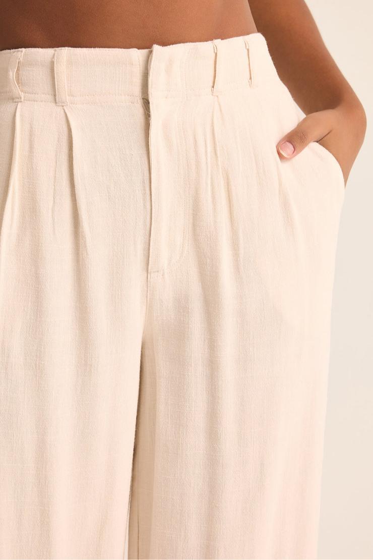 Farah Linen Pant - Sandstone Product Image