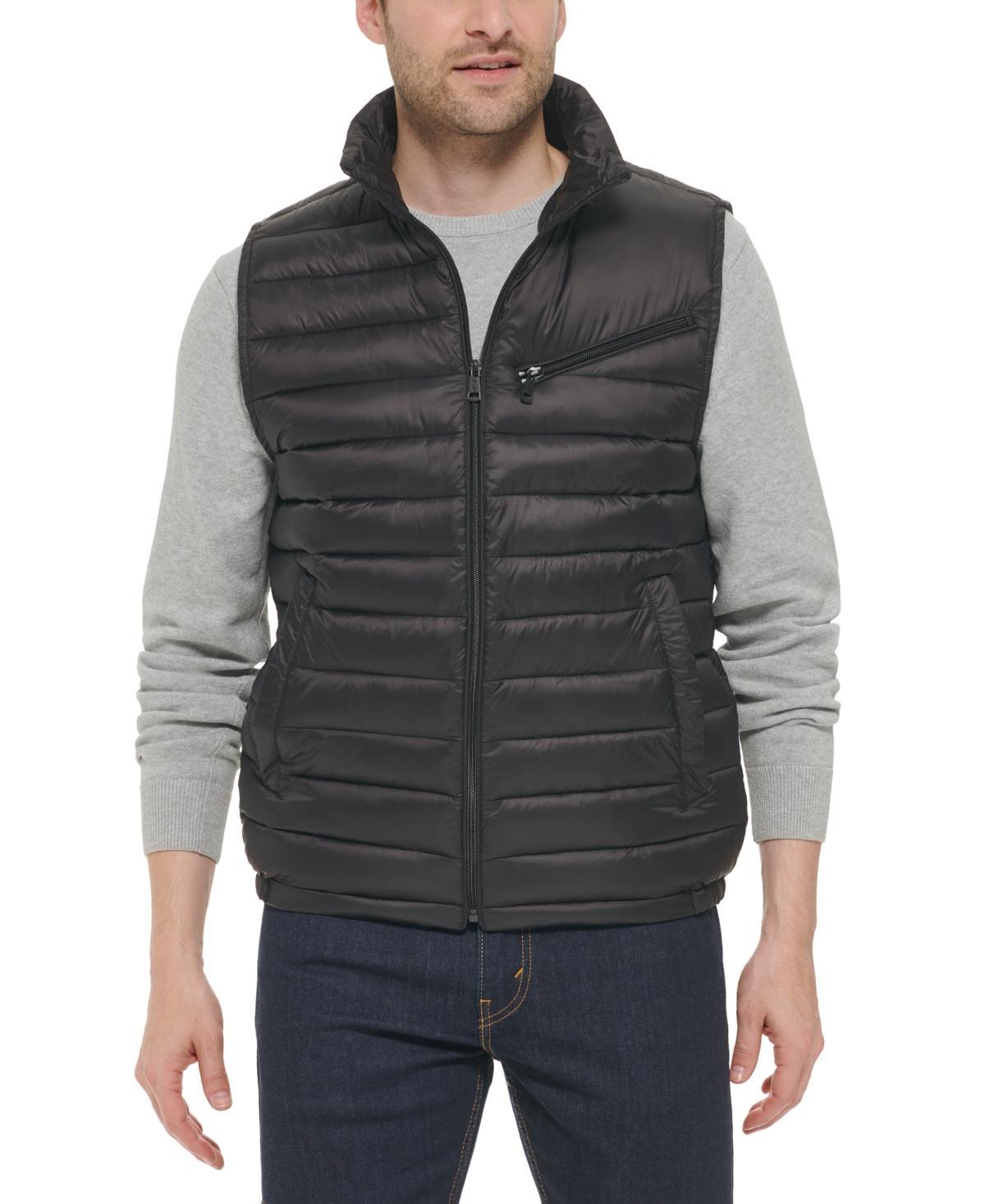 Cole Haan Mens Quilted Vest - Yellow Size Small Product Image