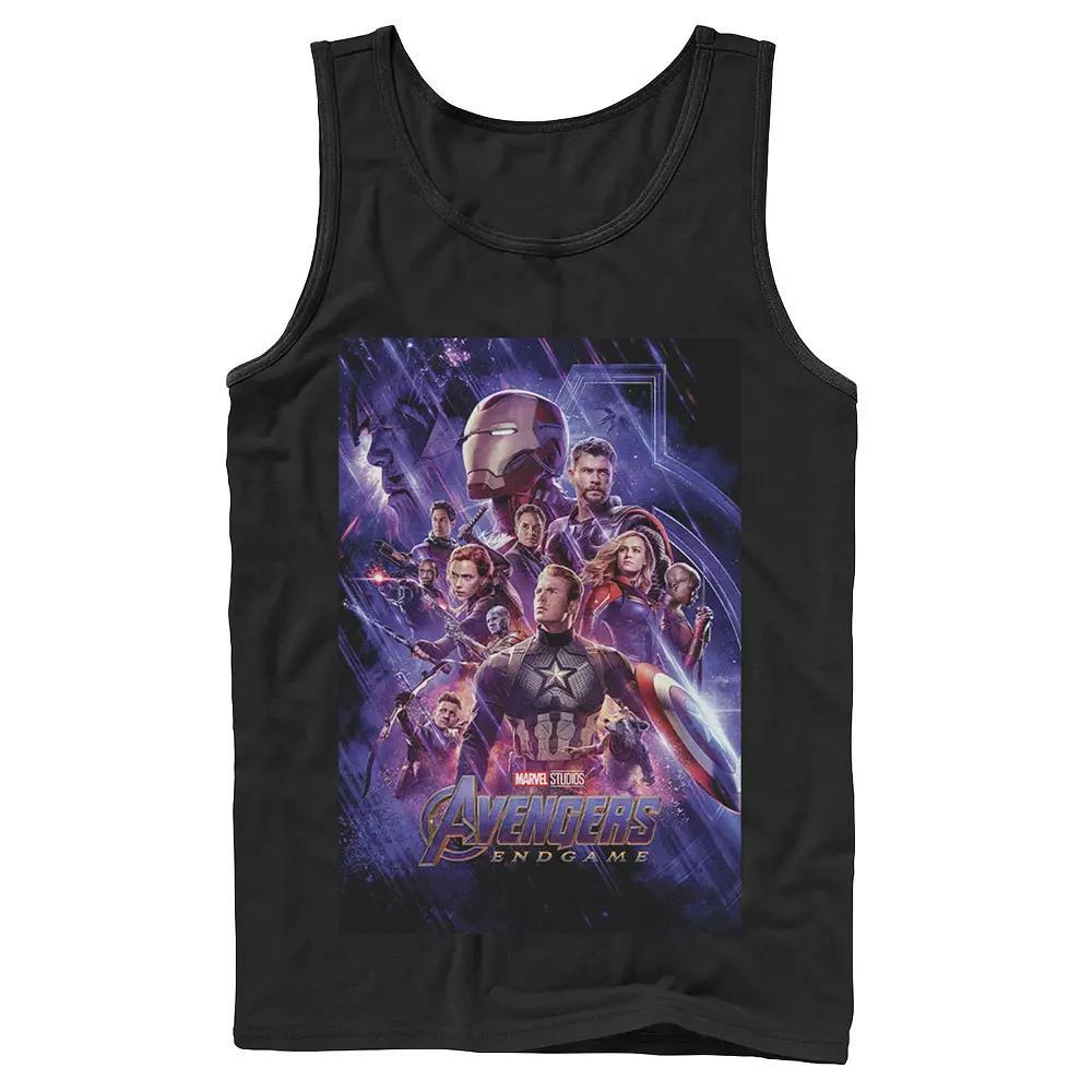Men's Marvel Studios Avengers Endgame Space Group Shot Poster Tank Top,  Product Image