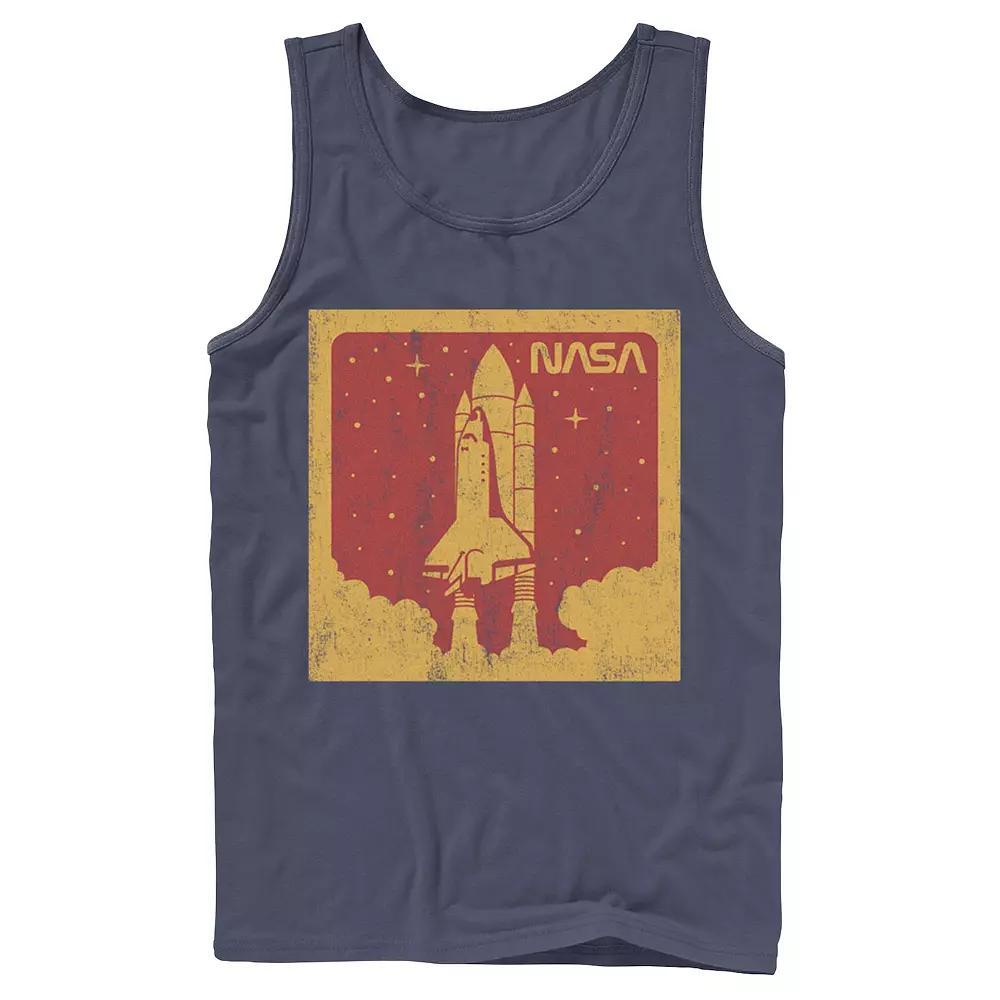 Men's NASA Up In Smoke Graphic Tank Top, Size: Small, Blue Product Image