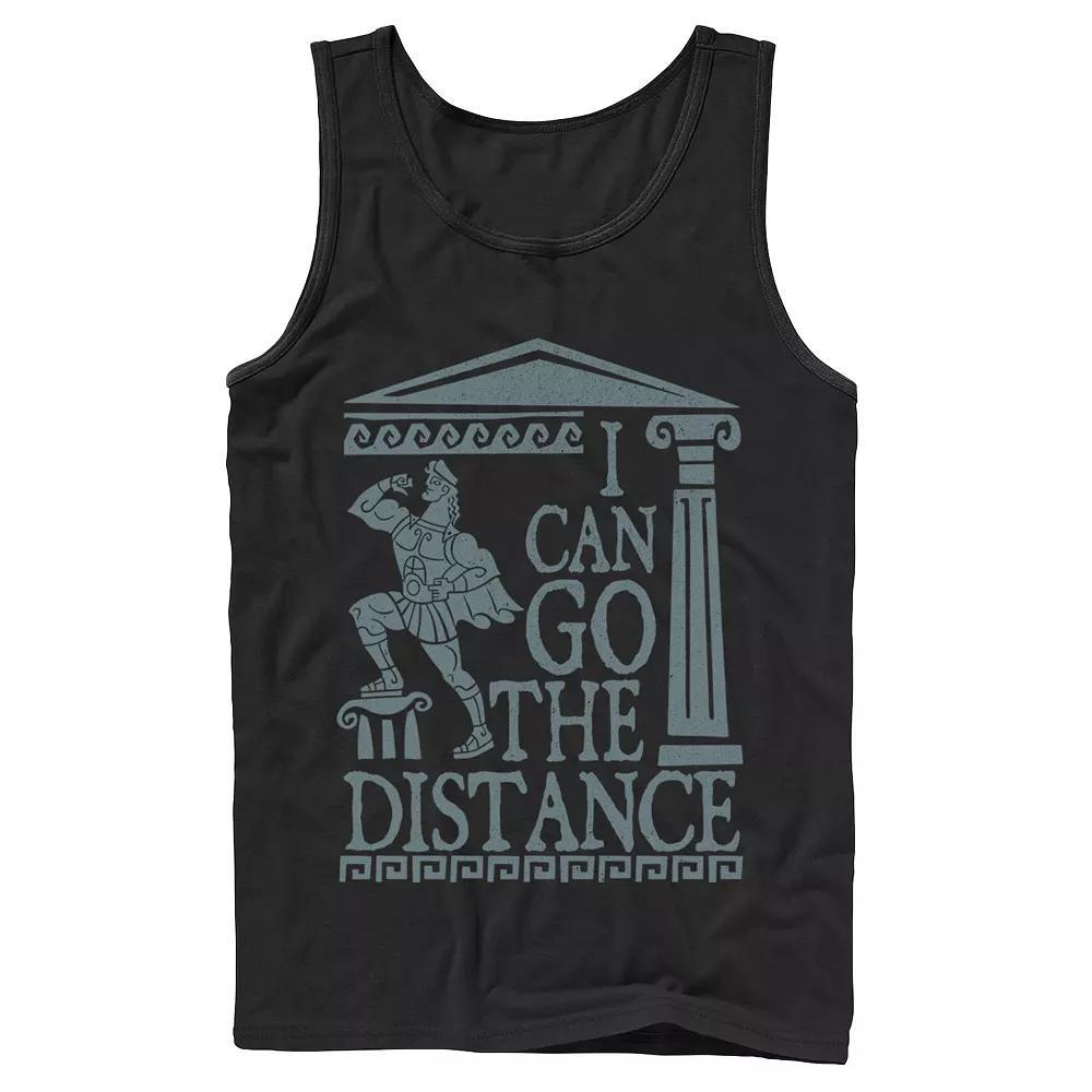 Men's Disney's Hercules Go The Distance Greek Art Tank Top, Size: XL, Black Product Image