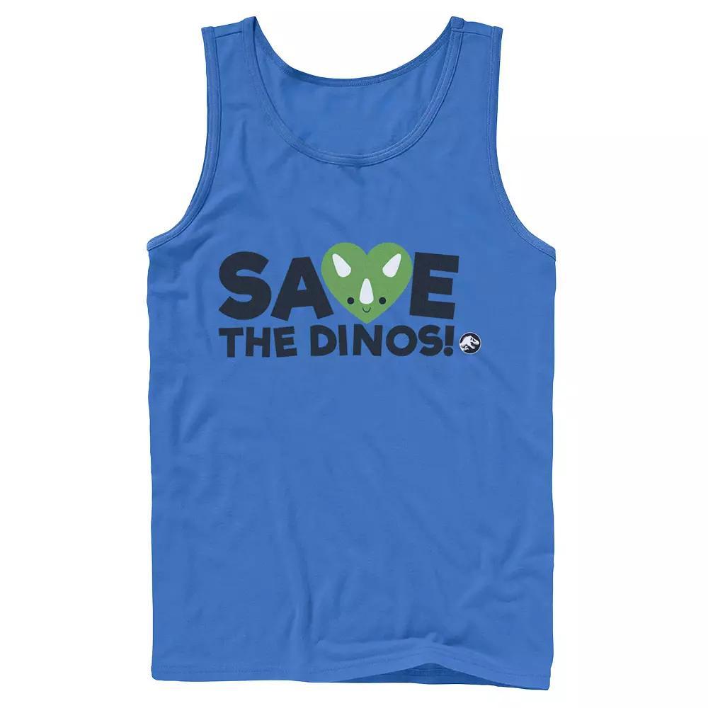 Men's Jurassic World: Fallen Kingdom Save The Dinos! Tank Top,  Product Image