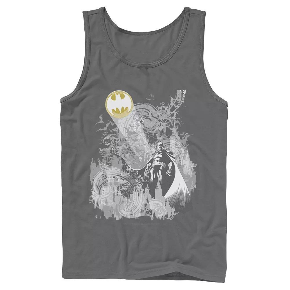 Mens DC Comics Batman Bat Signal Tank Top, Men's,  Product Image