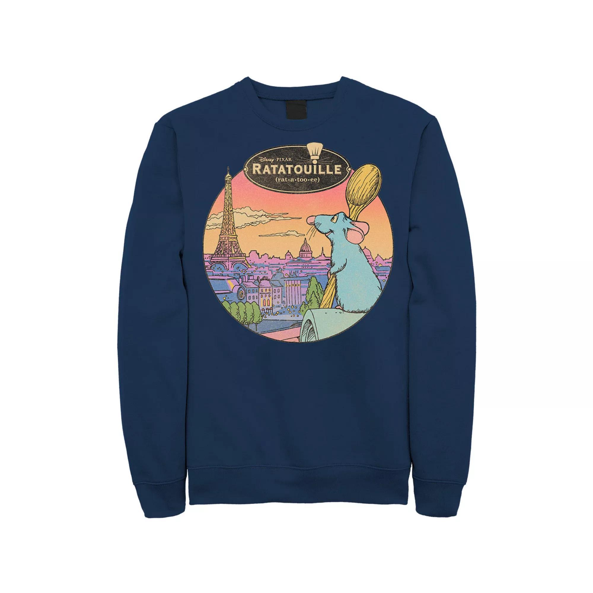 Disney / Pixar's Ratatouille Men's Over Look Paris Sweatshirt,  Product Image