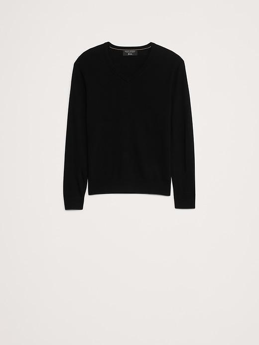 Merino V-Neck Sweater Product Image