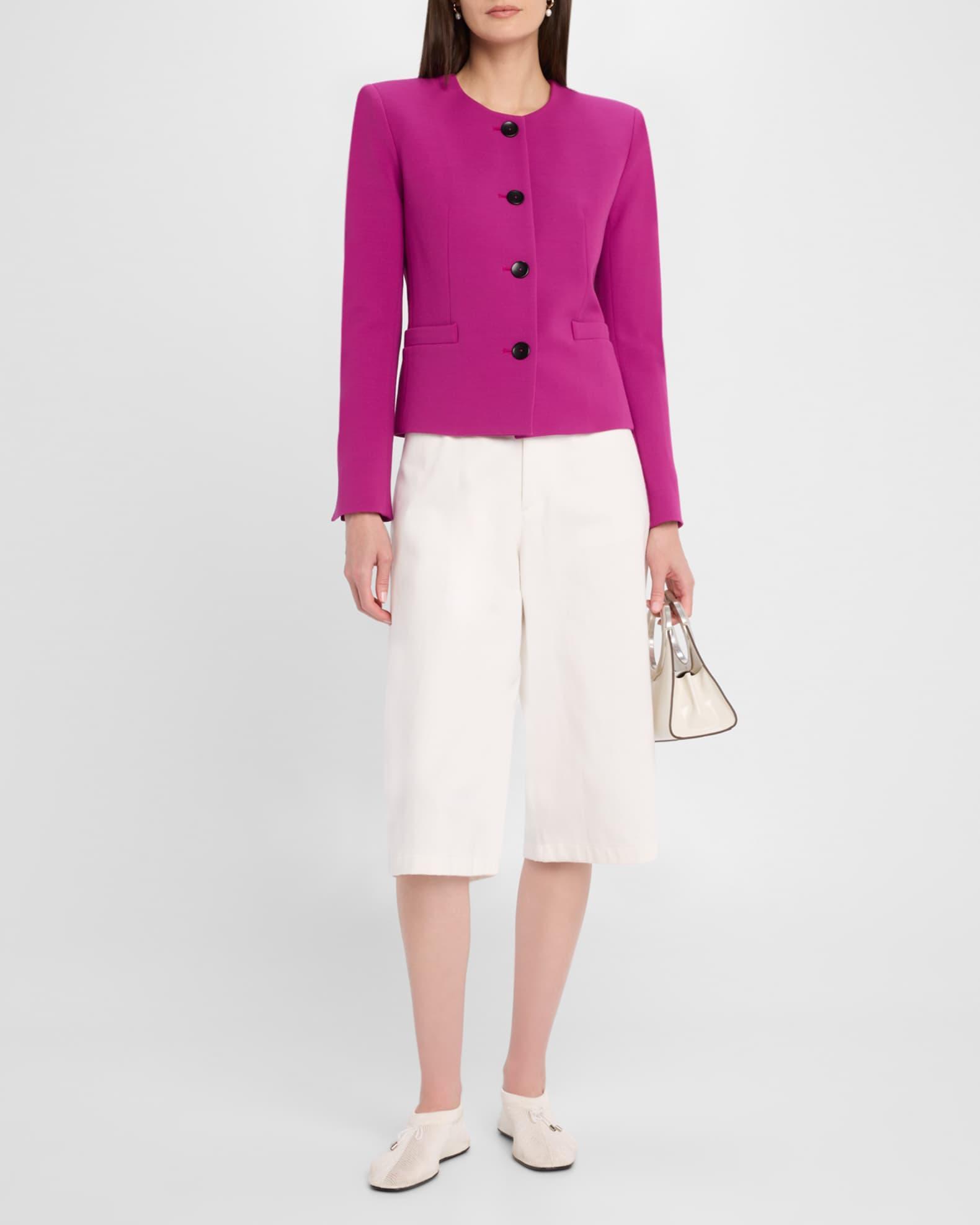 Single-Breasted Shrunken Jacket Product Image