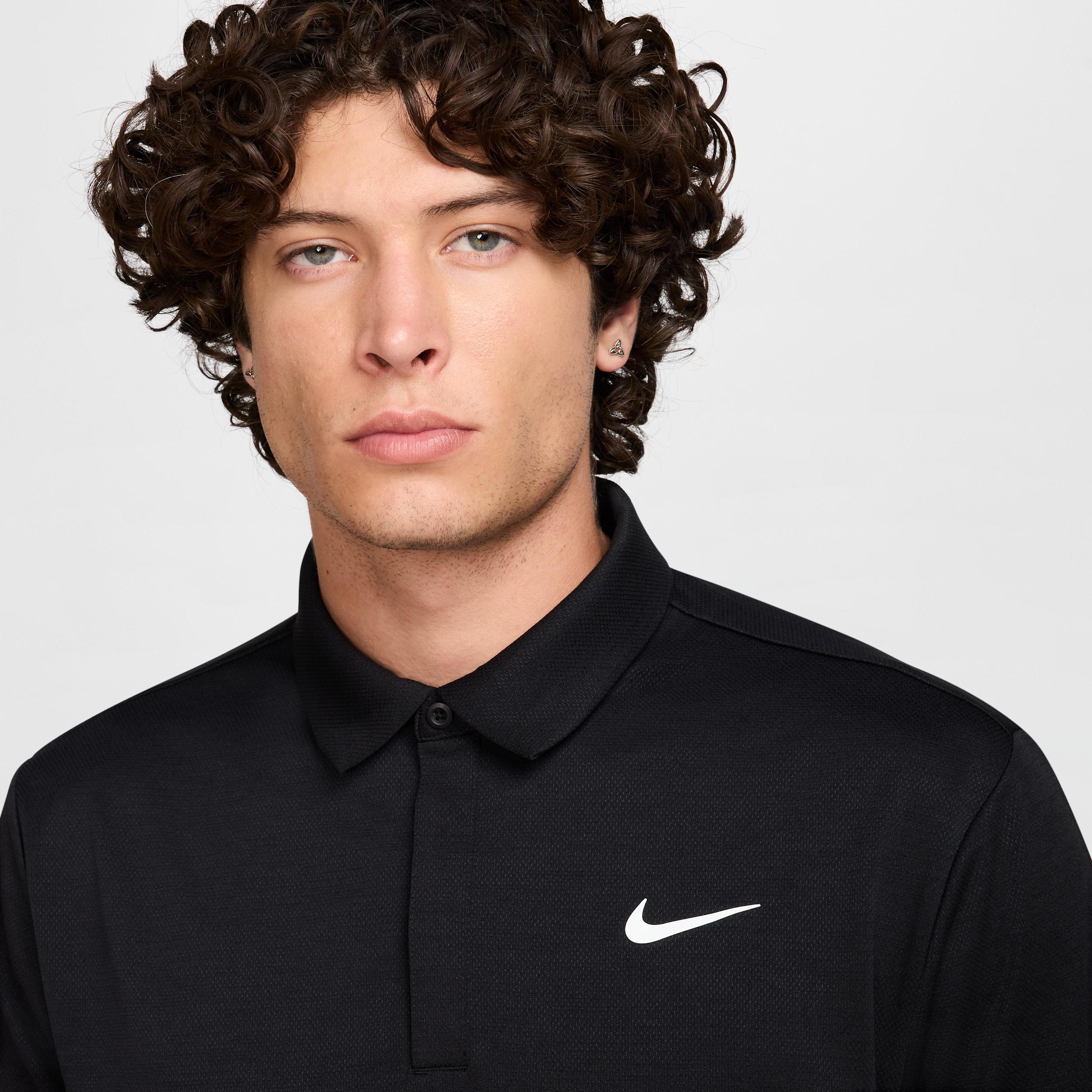 Nike Mens Tour Dri-FIT Jacquard Golf Polo | FZ7475-010 Product Image