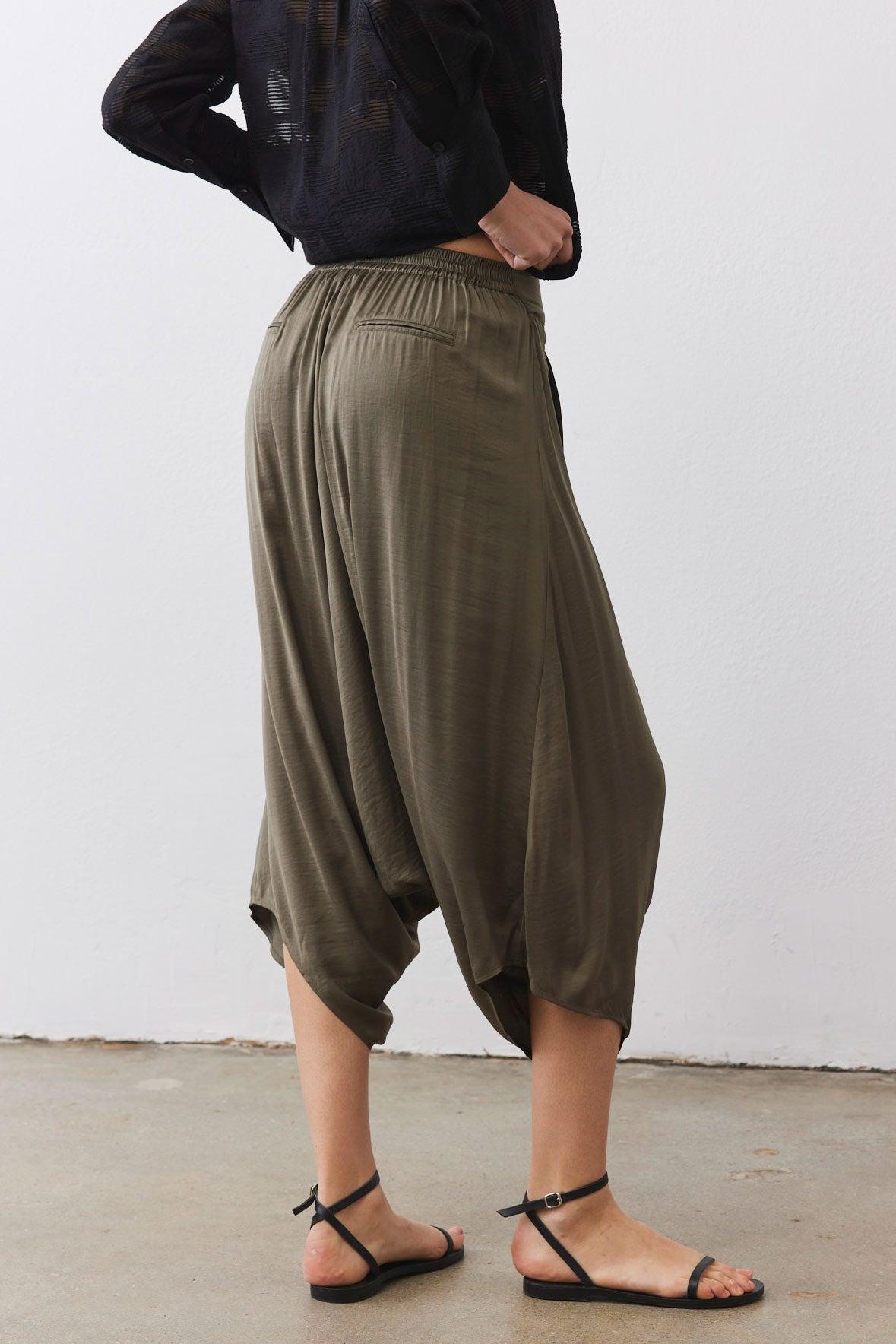 Slouchy Cropped Pants Product Image