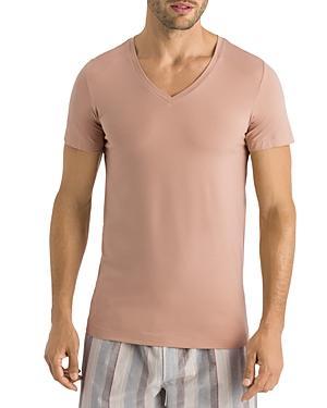 Mens Cotton Superior Short Sleeve V-Neck Tee - Product Image