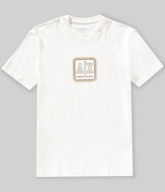 Armani Exchange Spray AX Logo Graphic Short Sleeve T-Shirt Product Image