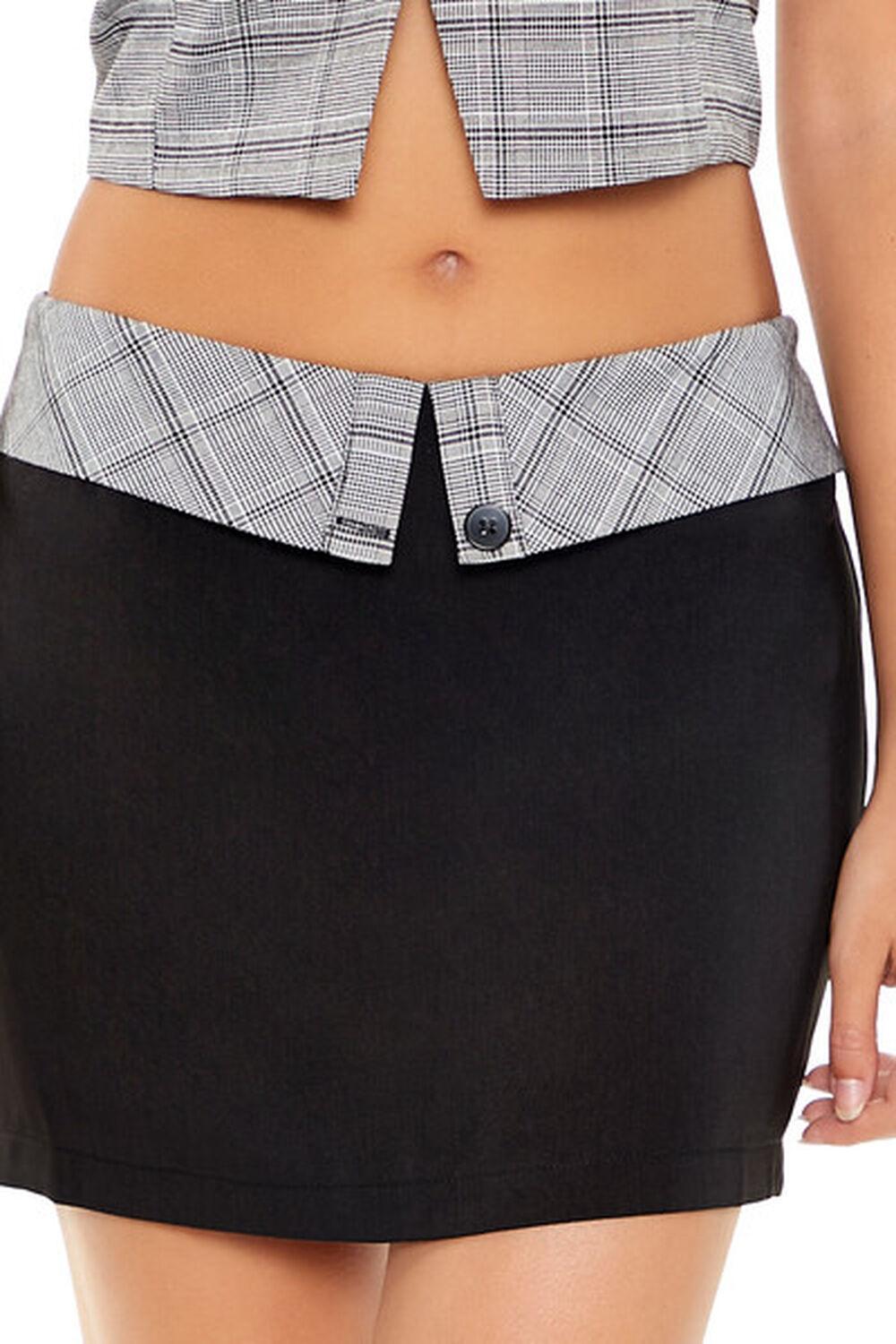 Plaid Crop Top & Mini Skirt Set | Forever 21 Product Image