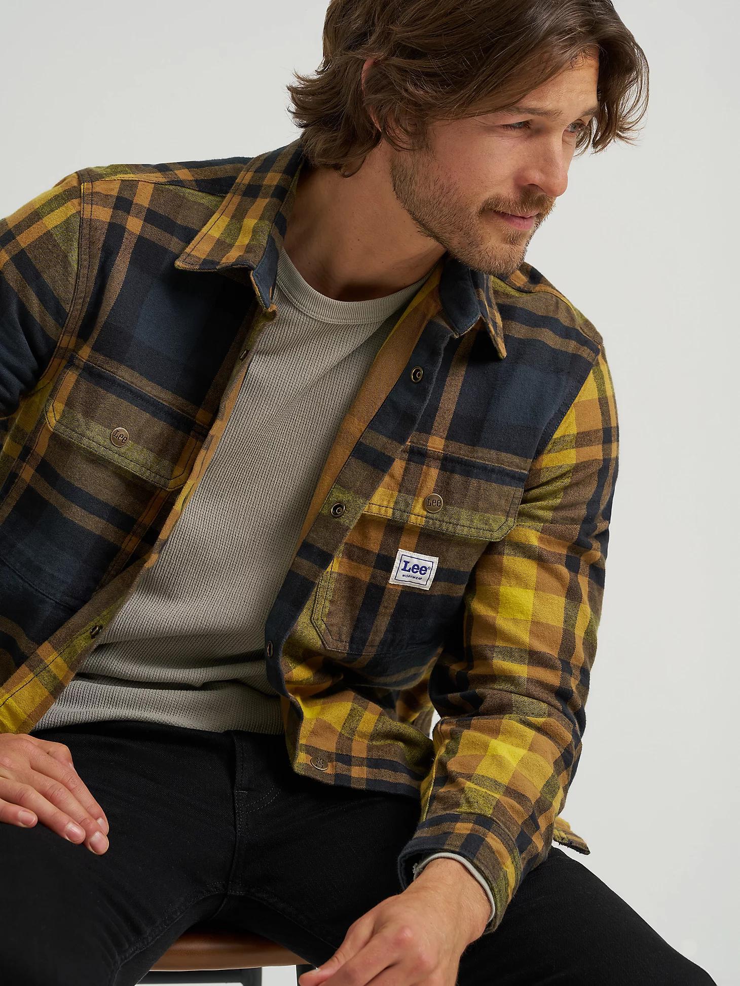 Men's Relaxed Fit Workwear Overshirt | Men's Tops & Tees | Lee® Product Image