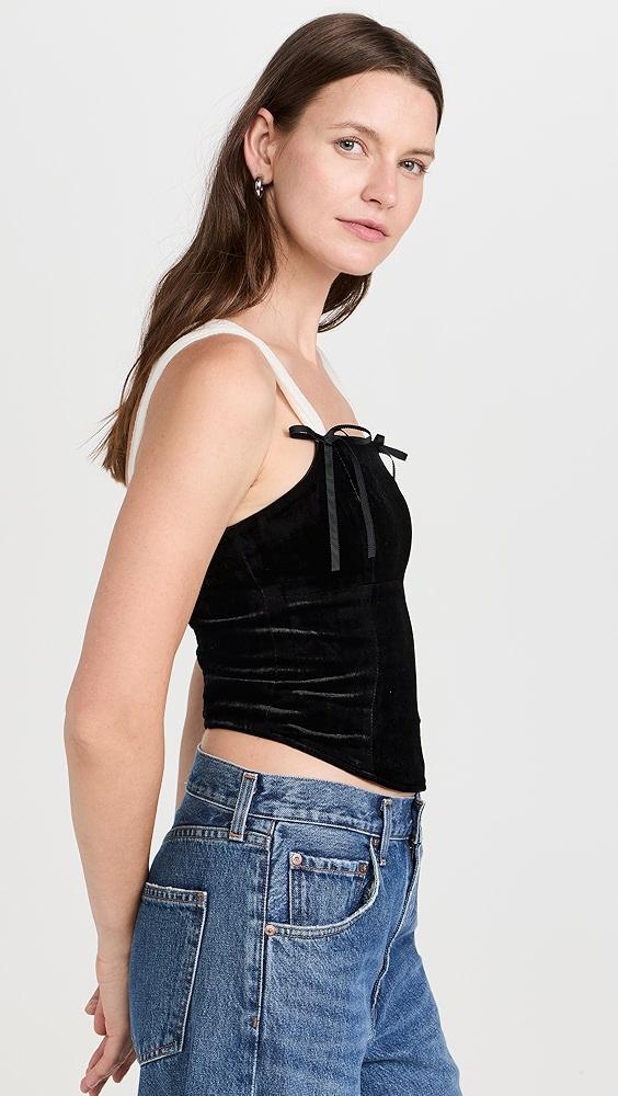 PAIGE Tuli Velvet Top | Shopbop Product Image