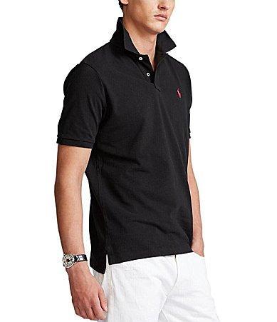 Polo Ralph Lauren Classic Fit Solid Cotton Mesh Polo Shirt Product Image