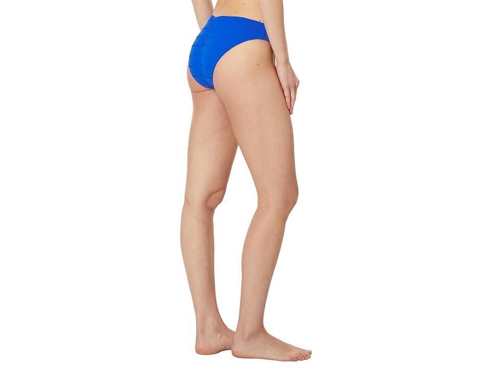 BECCA Coast Adela Rib Texture Hipster Bottom (Ultramarine) Women's Swimwear Product Image