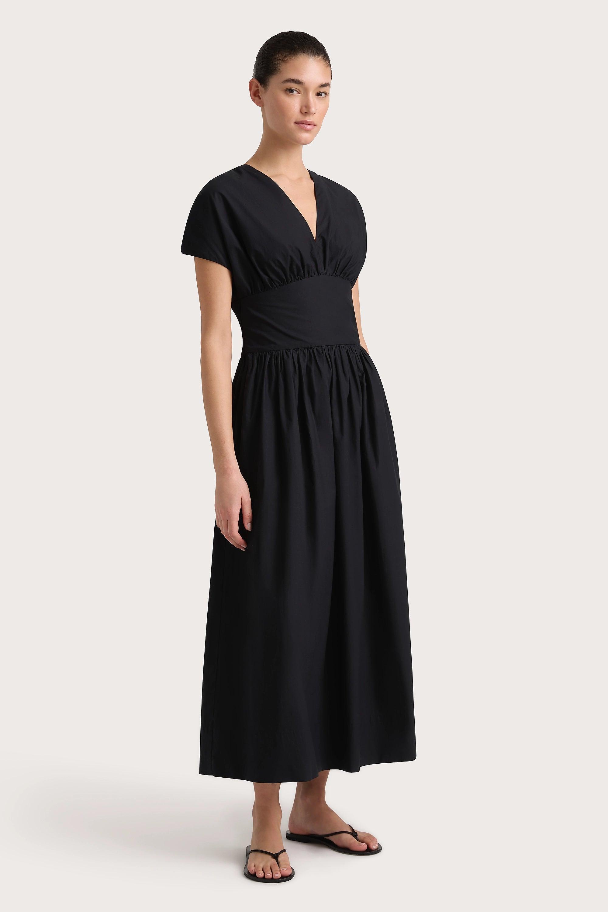 Auve Midi Dress Black Product Image