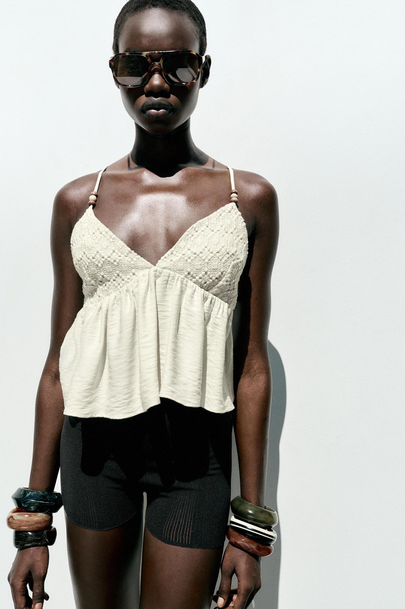 BEADED STRAP TOP Product Image