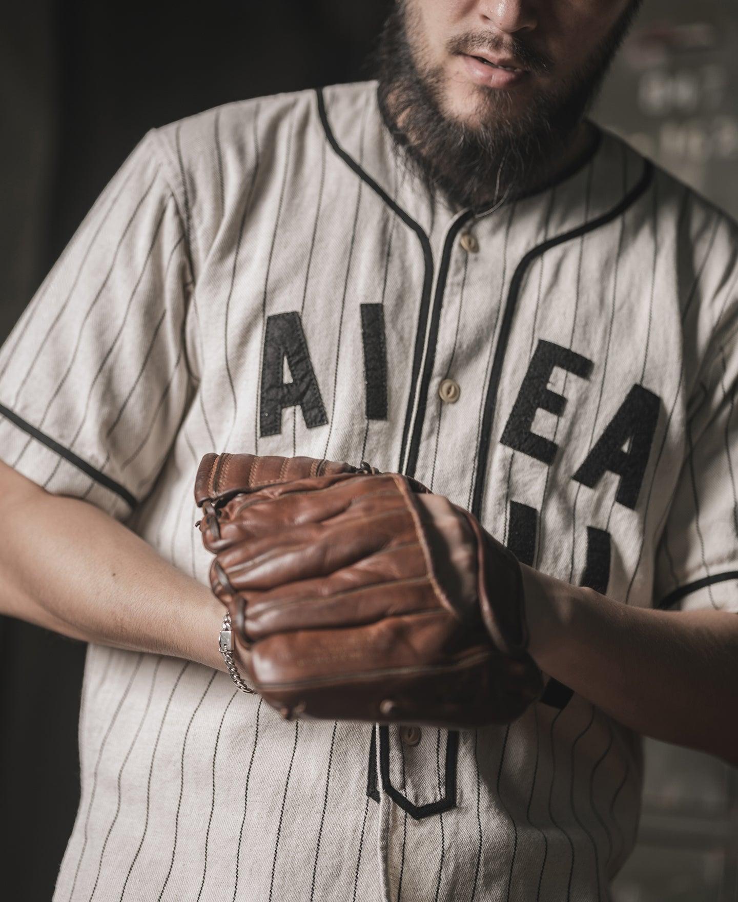 WWII Military Baseball Shirt - AIEA NH Product Image