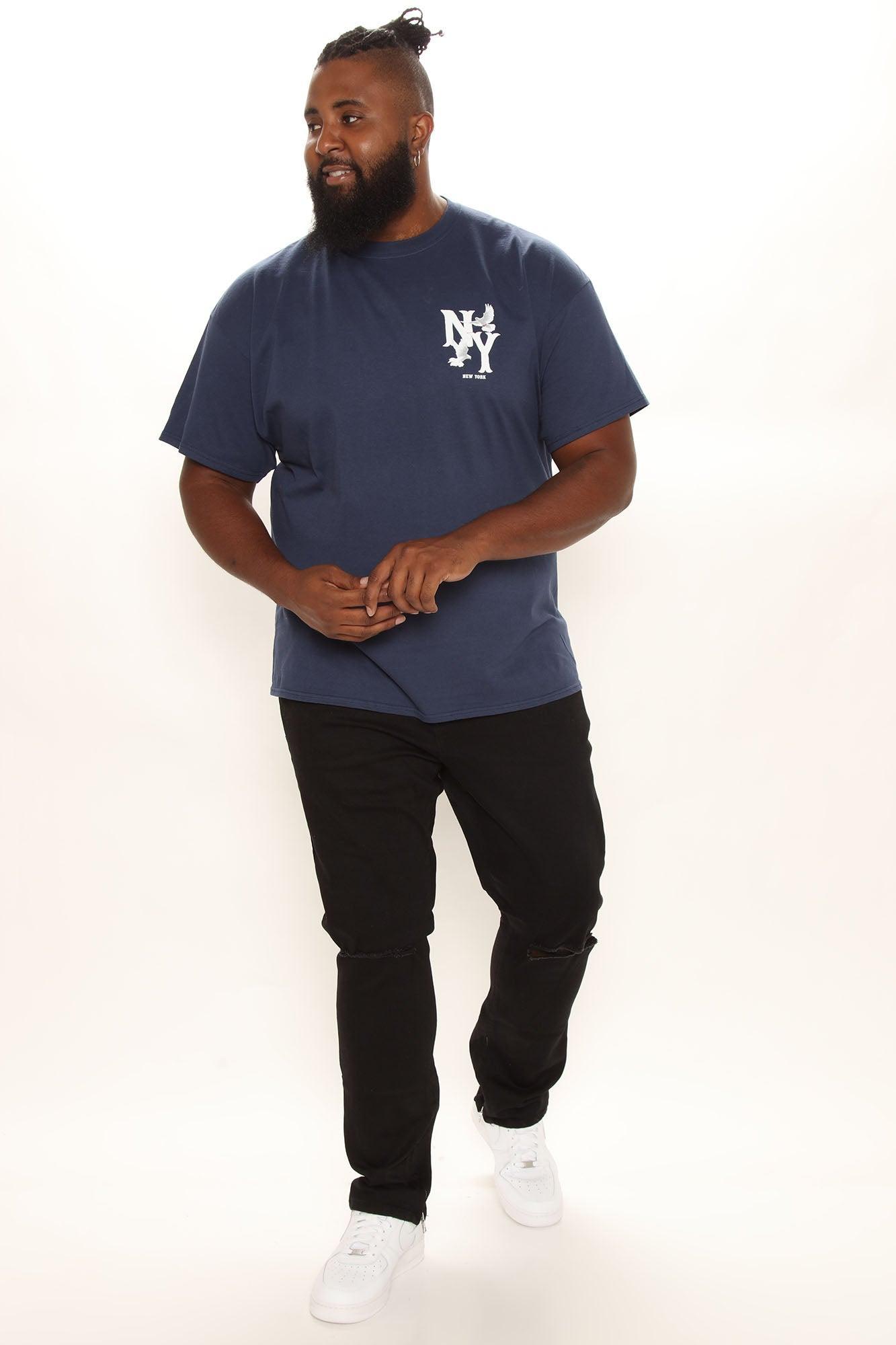 Flyin In The East Short Sleeve Tee - Navy Product Image