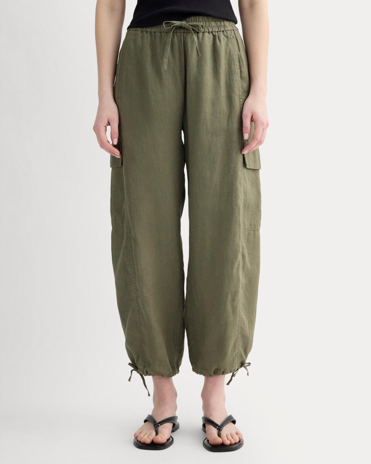 Womens Cargo Curve Pant in Linen by Everlane Product Image