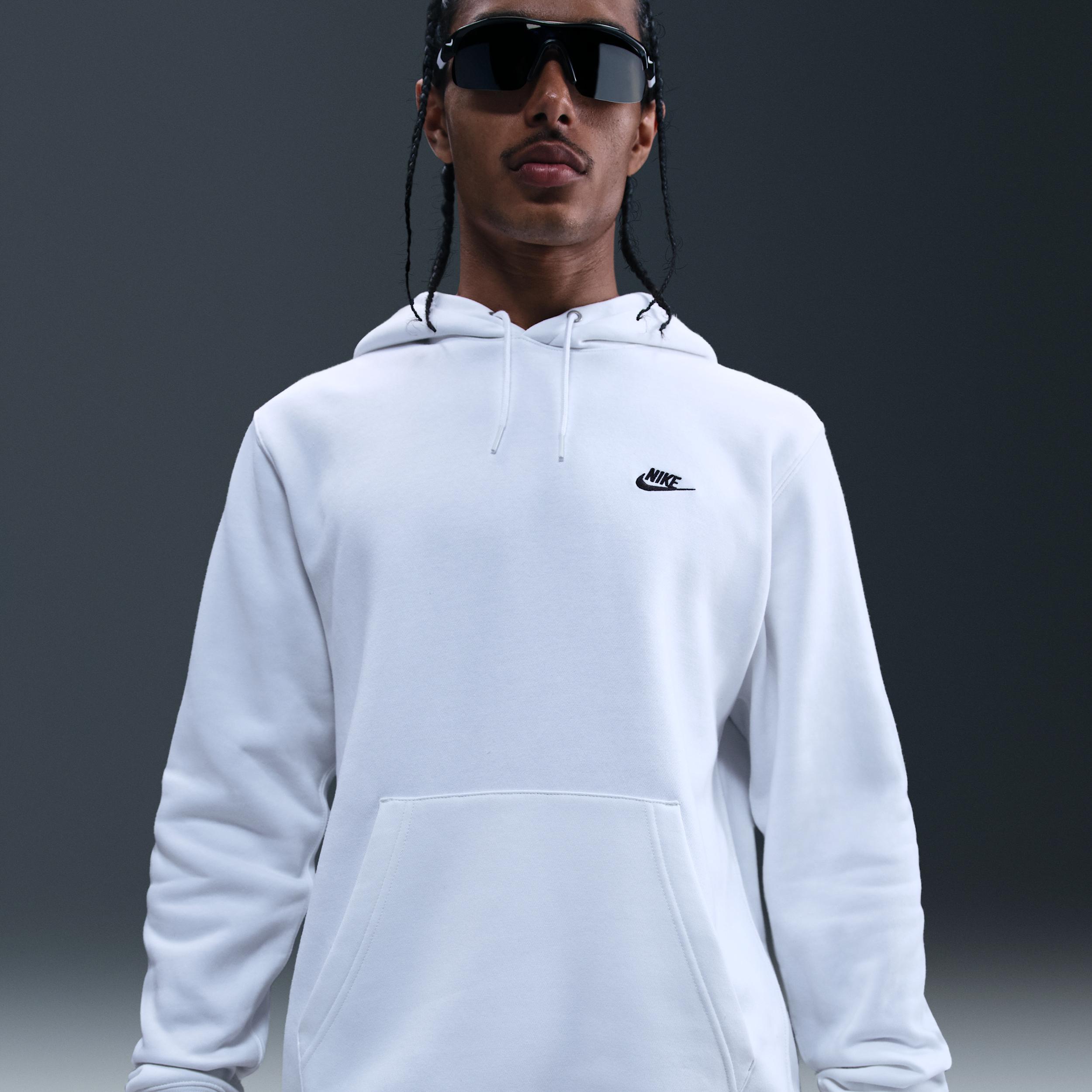 Nike Mens Club Pullover Fleece Hoodie | FN3859-100 Product Image