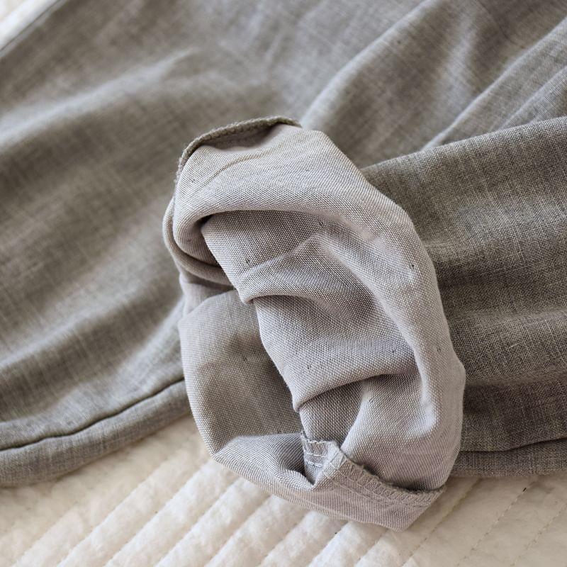 Couple Matching Drawstring Waist Plain Harem Pajama Pants (Various Designs) Product Image