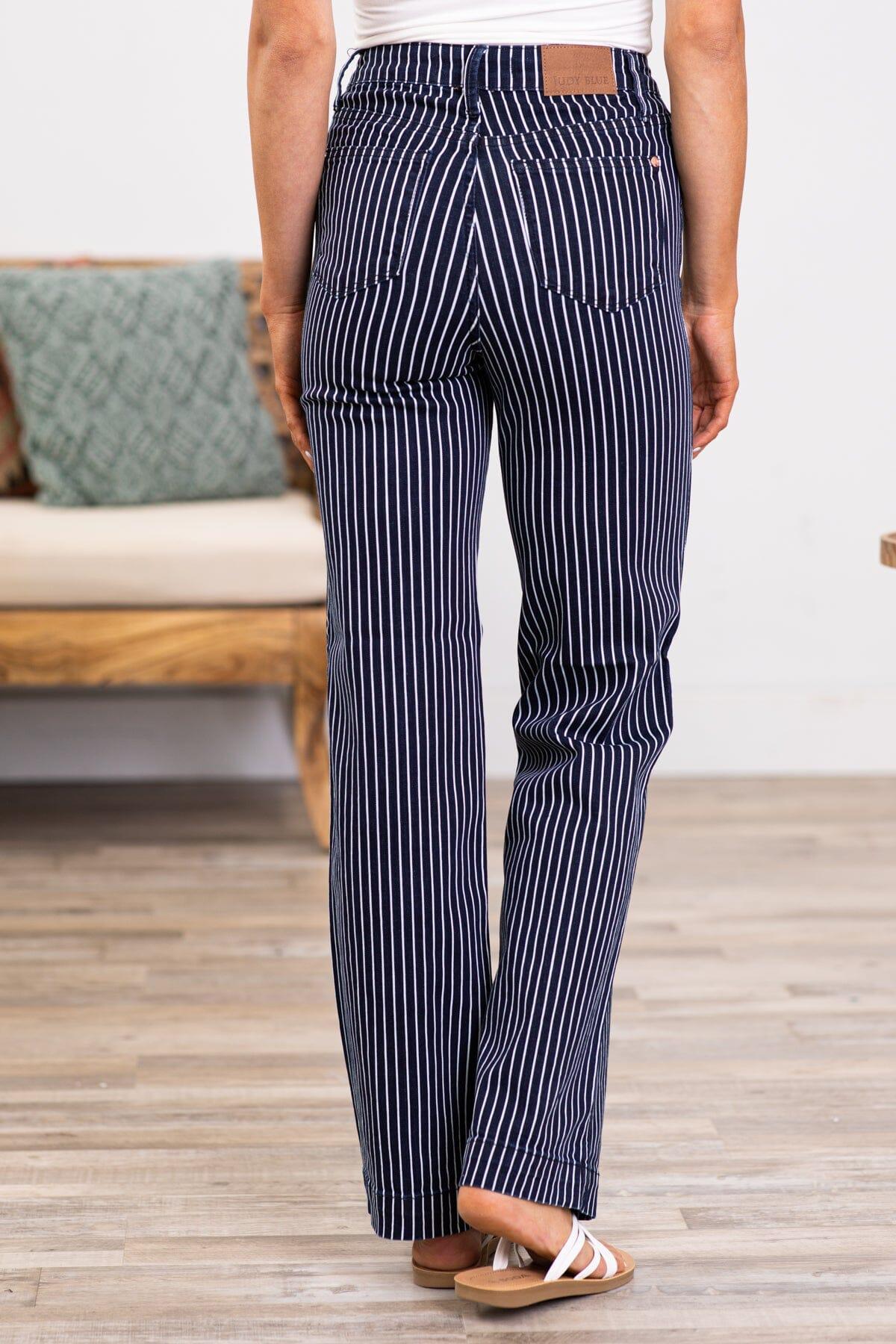 Judy Blue Tummy Control Stripe Jeans Product Image