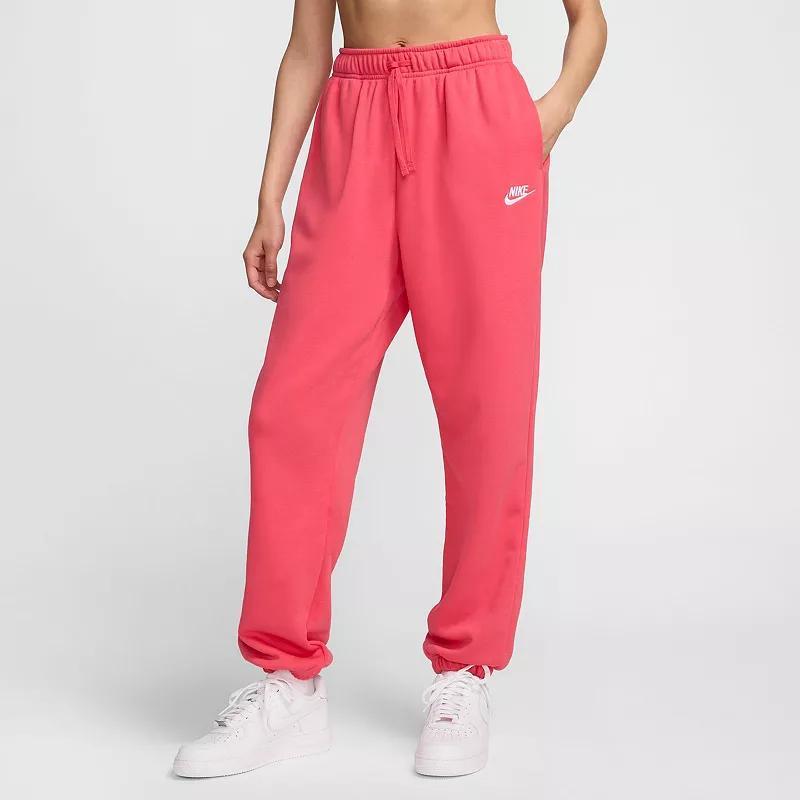 Women's Nike Sportswear Club Fleece Mid-Rise Oversized Sweatpants Product Image